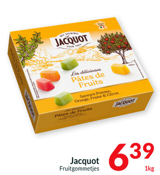 Aanbieding: Jacquot Fruitgommetjes