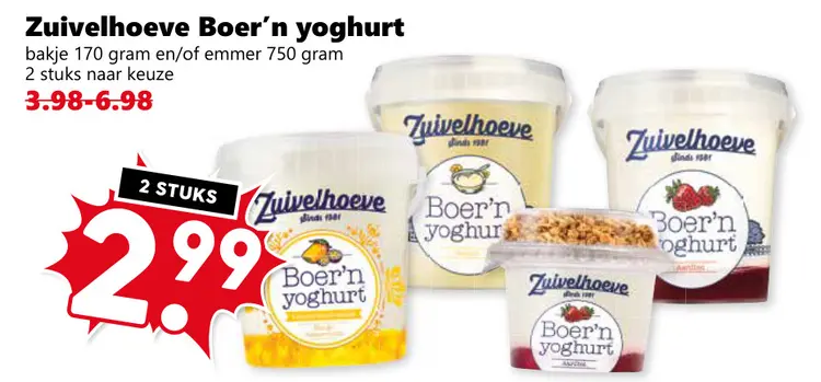 Aanbieding: Boer'n yoghurt