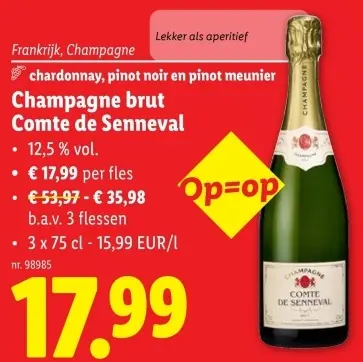 Promotie: Champagne brut