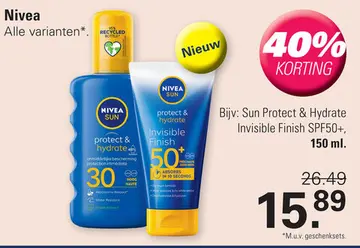 Aanbieding: Sun Protect & Hydrate Invisible Finish SPF50+