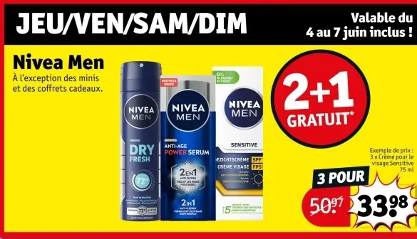 Offre: Nivea Men