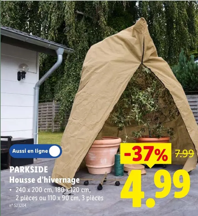 Offre: Housse d'hivernage
