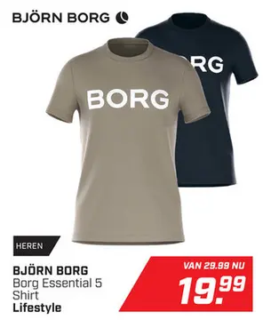Aanbieding: Borg Essential 5 Shirt