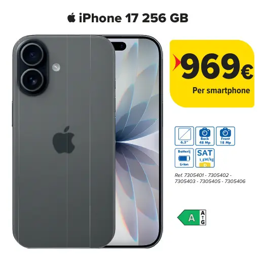 Aanbieding: iPhone 17 256 GB