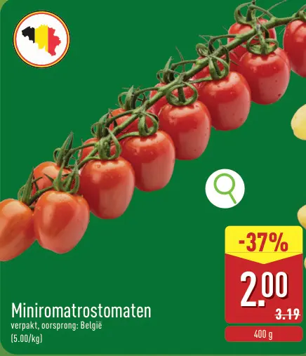 Promotie: Miniromatrastomaten