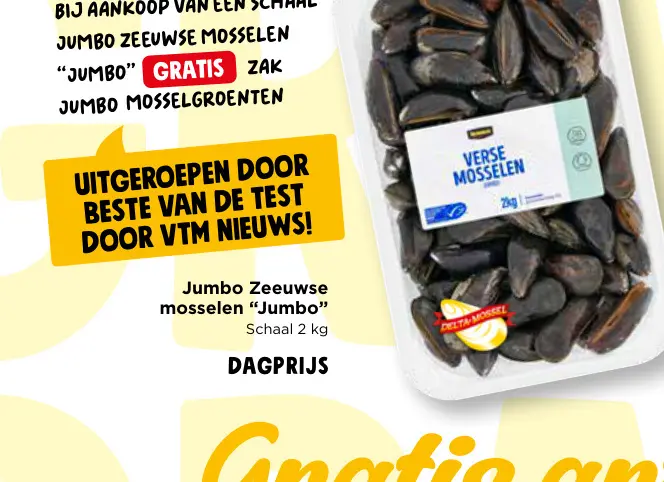 Promotie: Zeeuwse mosselen "Jumbo"