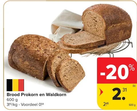 Promotie: Brood Prokorn en Waldkorn