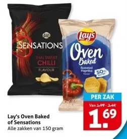 Aanbieding: Lay's Oven Baked of Sensations
