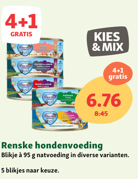 Aanbieding: Renske hondenvoeding