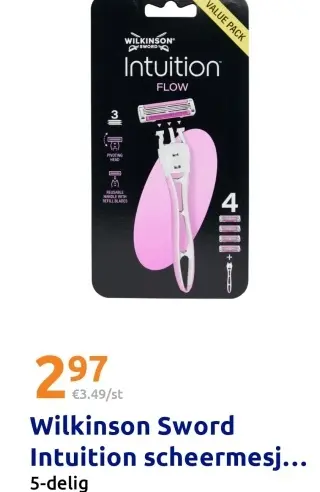 Aanbieding: Intuition scheermesj...