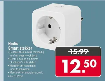 Aanbieding: Nedis Smart stekker