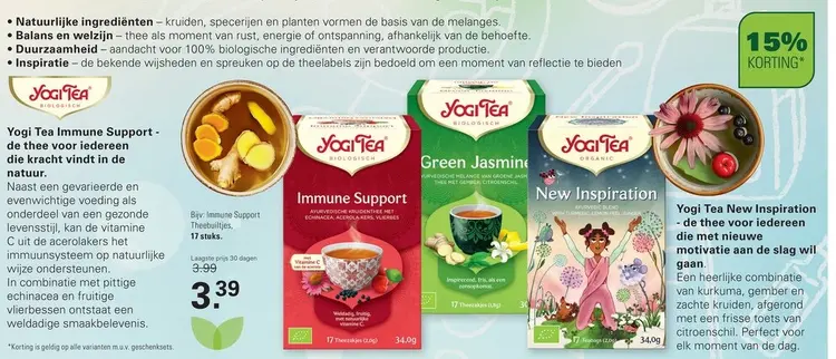 Aanbieding: Yogi Tea Immune Support