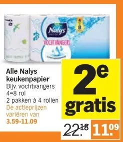Aanbieding: Alle Nalys keukenpapier