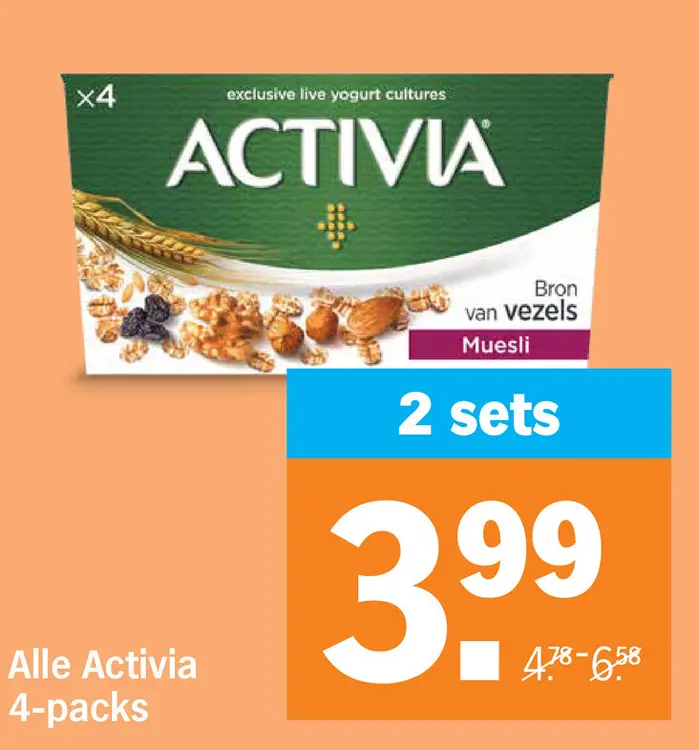 Aanbieding: Activia Muesli