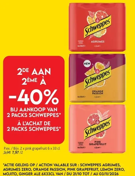 Offre: Schweppes
