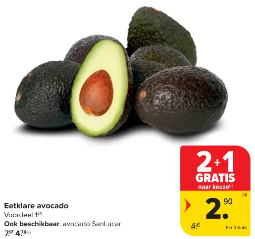 Promotie: Eetklare avocado