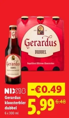 Aanbieding: Gerardus Kloosterbier dubbel