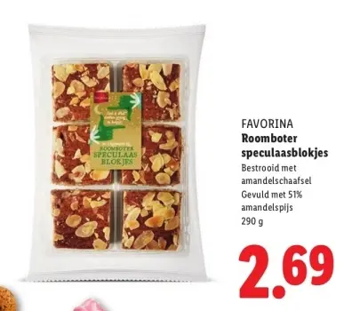 Aanbieding: Roomboter speculaasblokjes