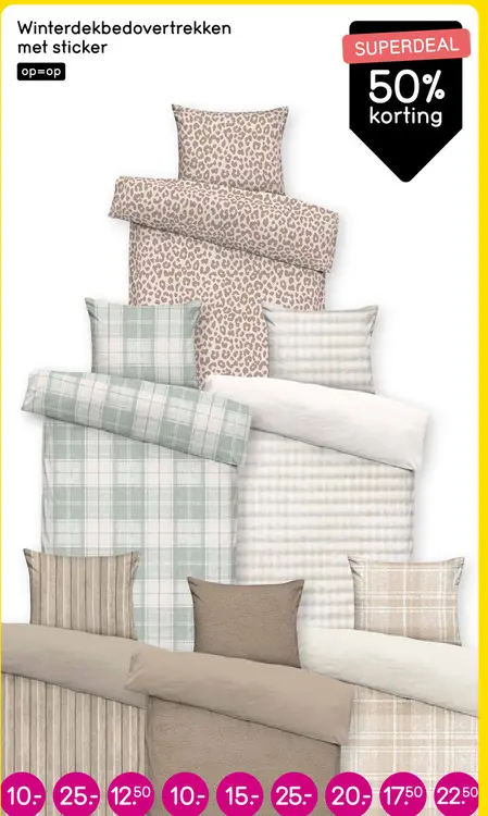 Aanbieding: Winterdekbedovertrekken