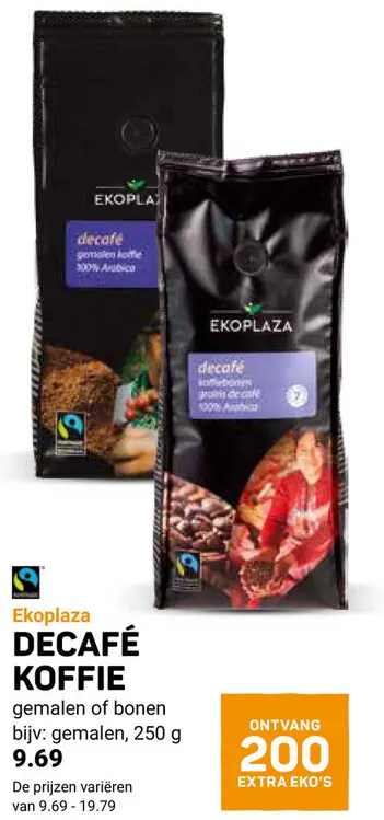 Aanbieding: Decafé koffie