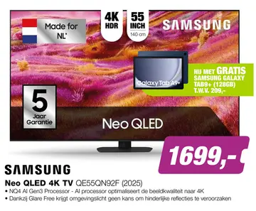 Aanbieding: Samsung Neo QLED 4K QE55QN92F TV (2025)
