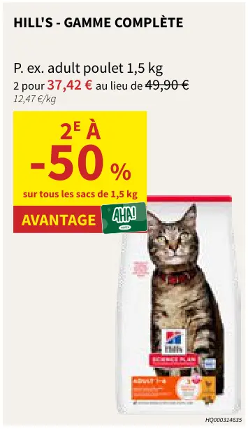 Offre: Hill's - gamme complète