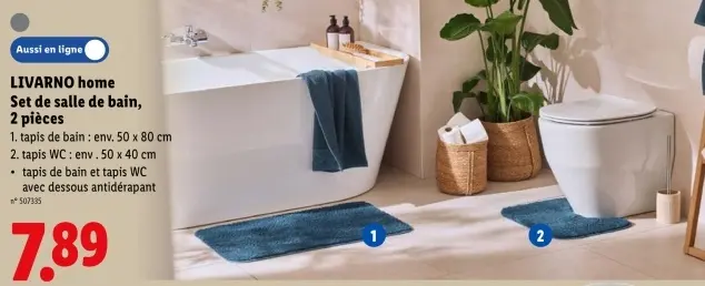 Offre: Set de salle de bain