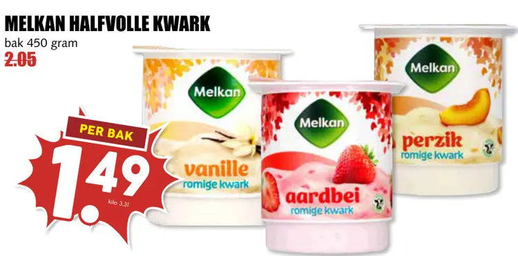 Aanbieding: Halfvolle kwark