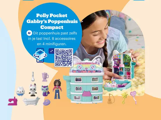 Aanbieding: Polly Pocket Gabby's Poppenhuis Compact