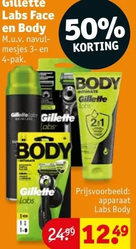 Promotie: Gillette Labs Face en Body