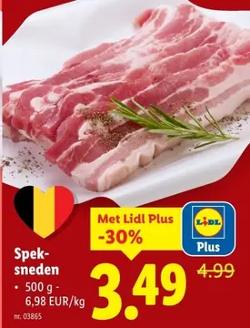 Aanbieding: Spek-sneden
