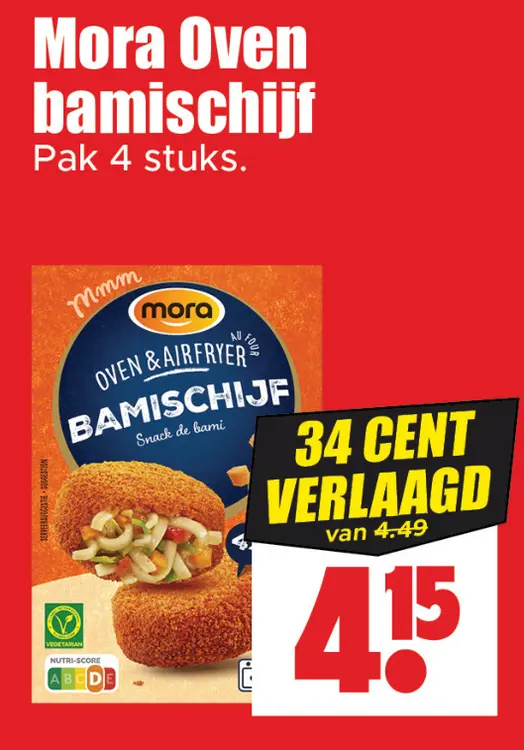 Aanbieding: Mora Oven bamischijf