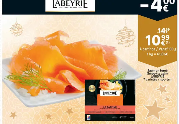 Promotie: Saumon fumé