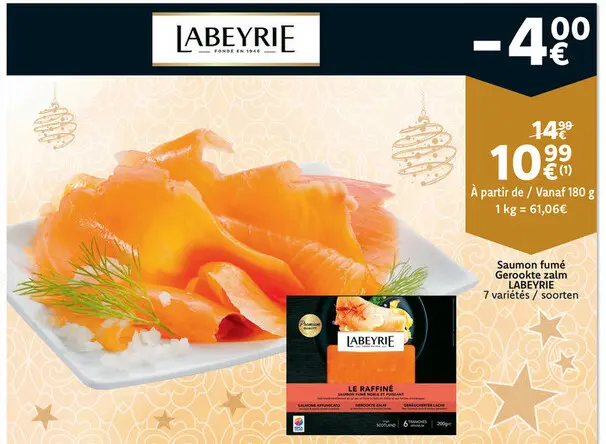 Promotie: Saumon fumé