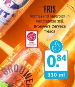 Aanbieding: Brouwers Cerveza fresca