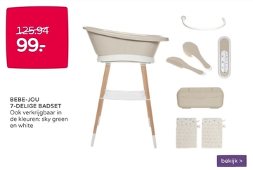 Aanbieding: BEBE-JOU 7-DELIGE BADSET