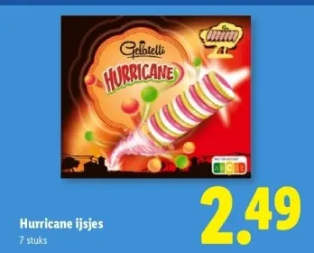 Aanbieding: Hurricane ijsjes