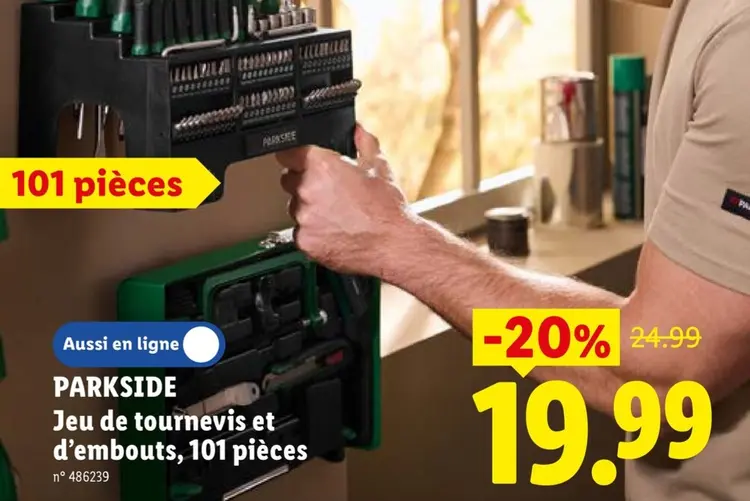 Offre: Jeu de tournevis et d'embouts