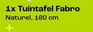 Aanbieding: Tuintafel Fabro
