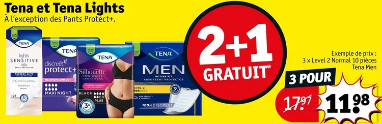 Offre: Tena et Tena Lights