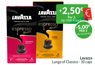 Promotie: Lungo of Classico - 10 caps