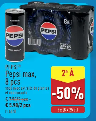 Offre: Pepsi max