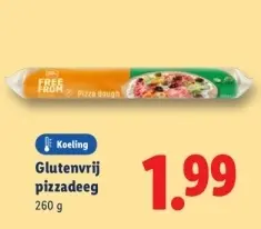 Aanbieding: Glutenvrij pizzadeeg