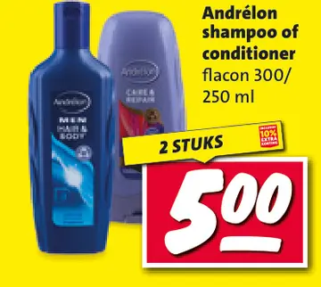 Aanbieding: Andrélon shampoo of conditioner