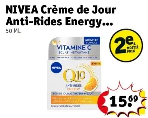 Offre: NIVEA Crème de Jour Anti-Rides Energy...