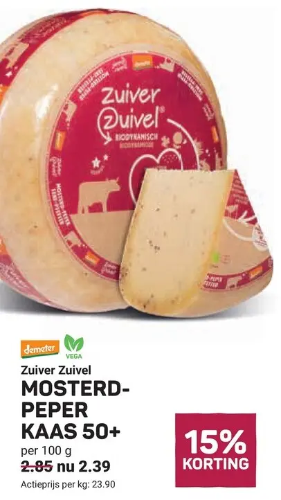 Aanbieding: Mosterd-peper kaas 50+