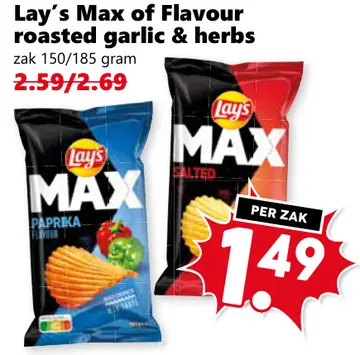 Aanbieding: Lay's Max of Flavour