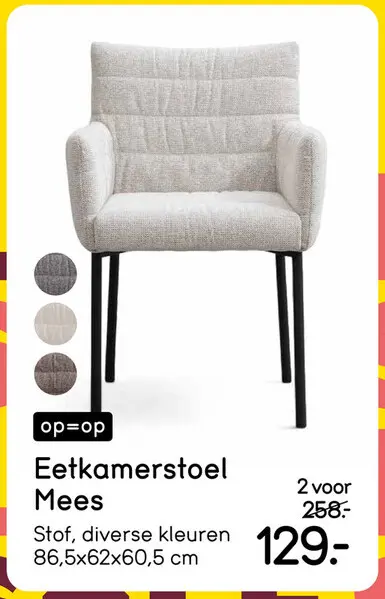 Aanbieding: Eetkamerstoel Mees
