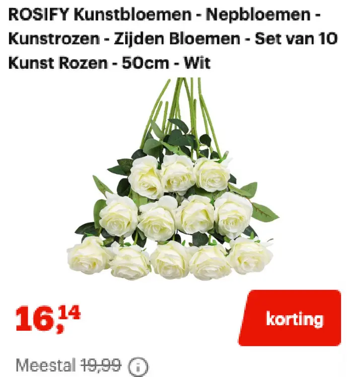 Promotie: Rosify kunstbloemen