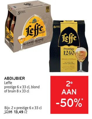 Promotie: ABDIJBIER Leffe